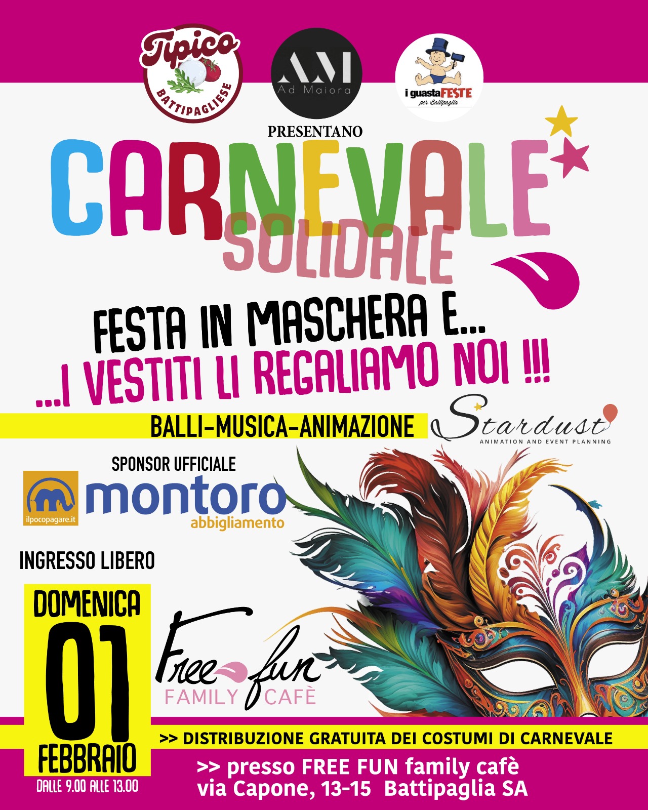 Carnevale in Villa — locandina