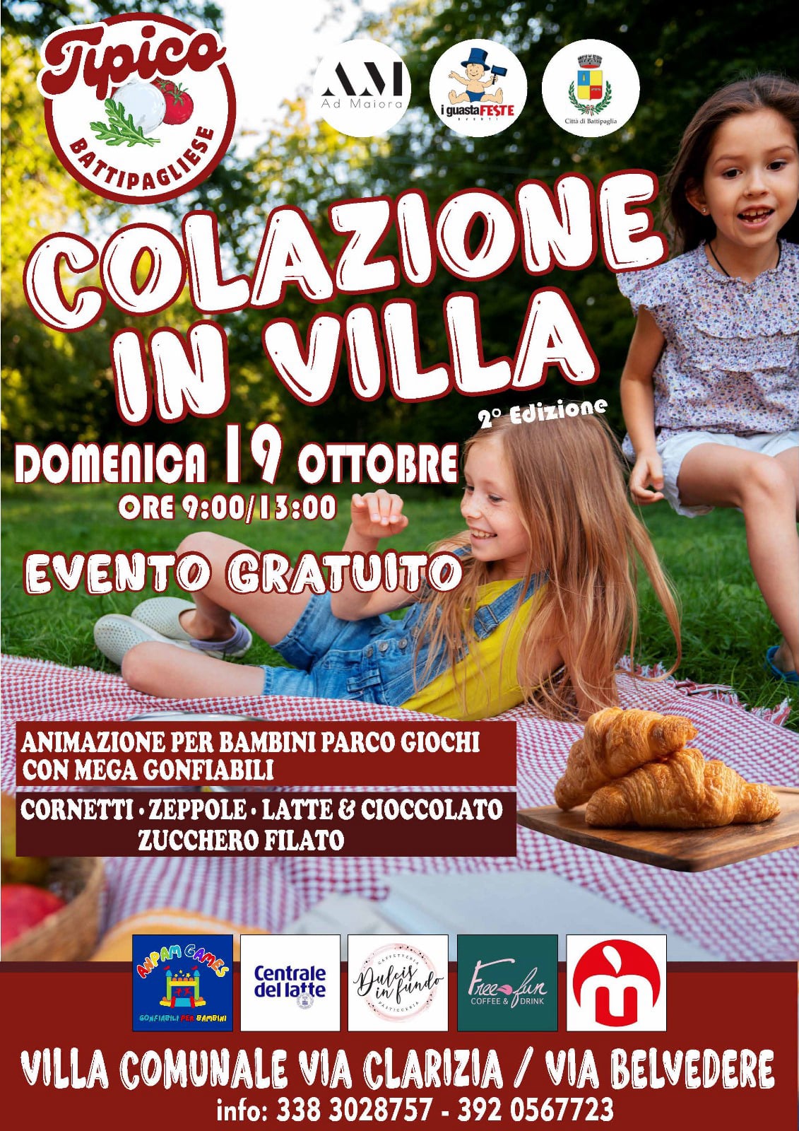 Locandina Colazione in Villa 2025
