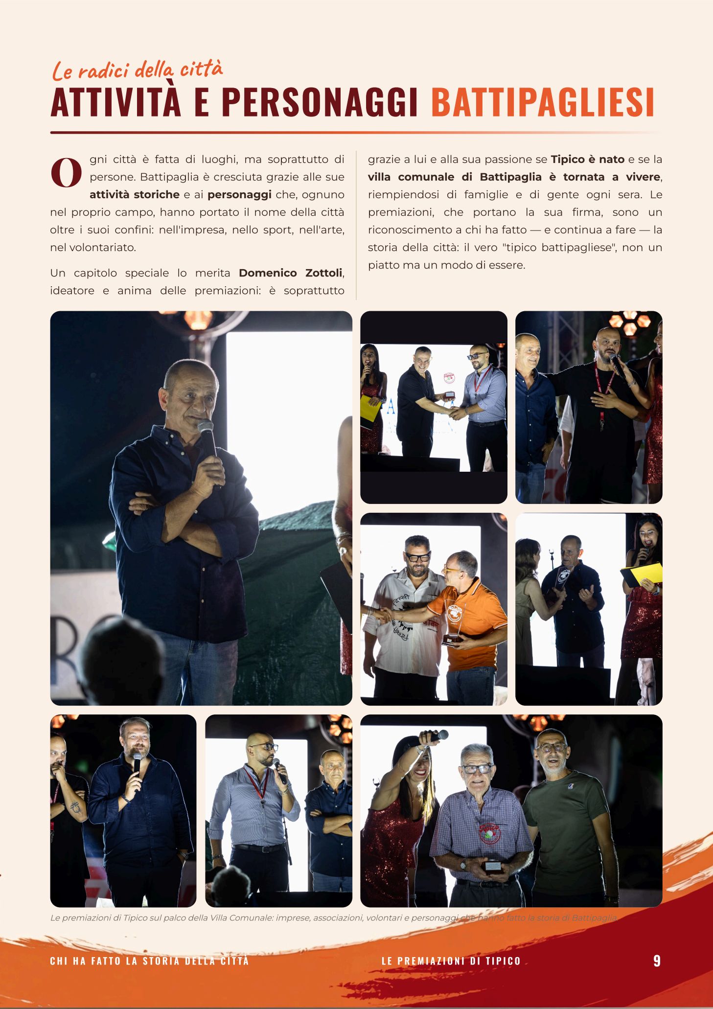 Pagina 9 — Attività e personaggi battipagliesi